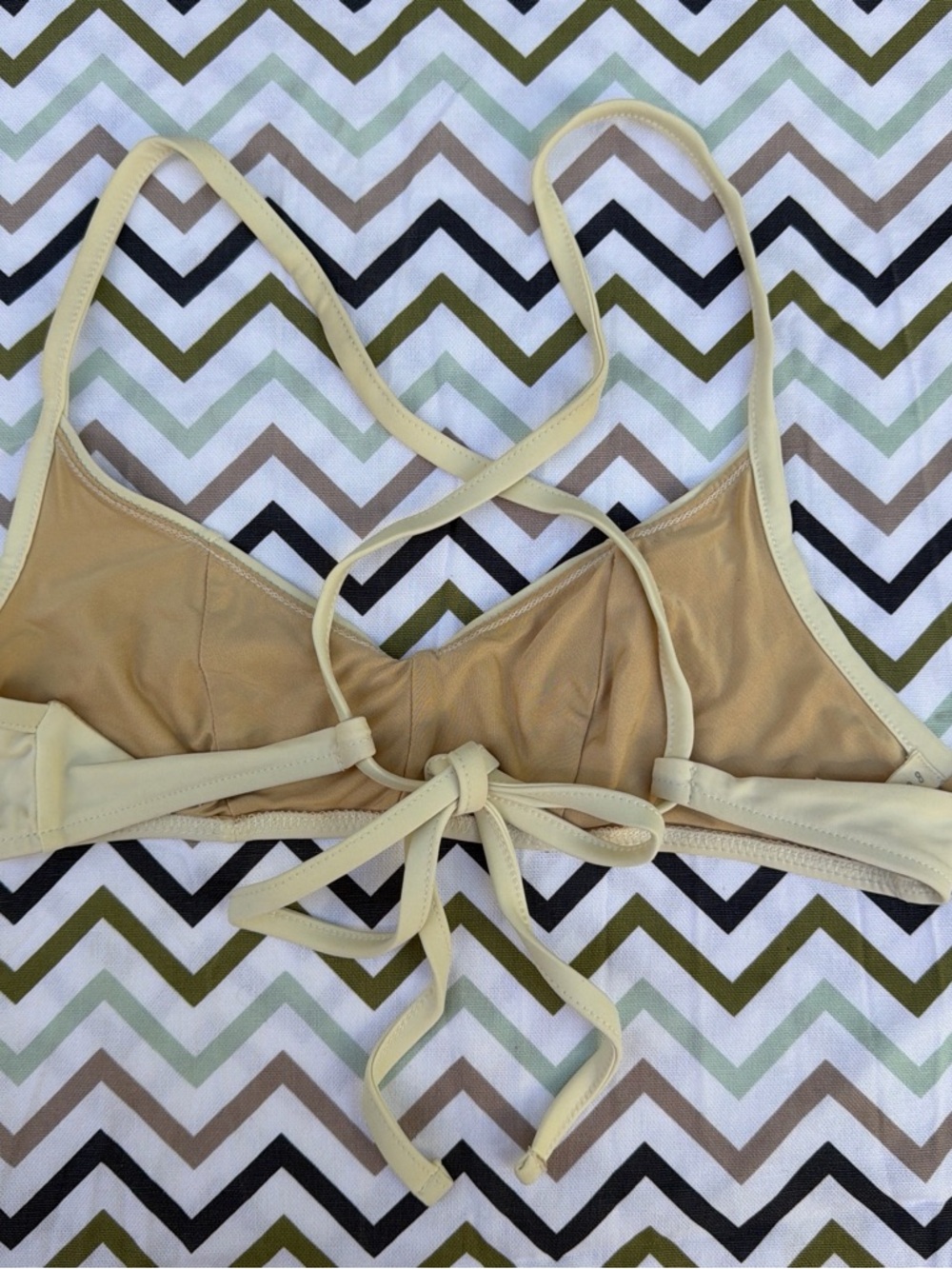 Botanica Workshop Ivory Bikini Top View 5